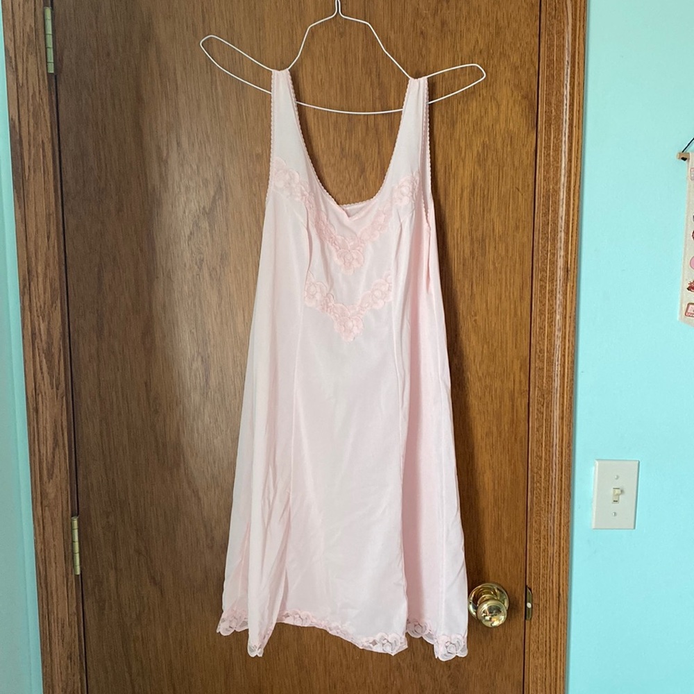 Pink vintage Italian slip dress